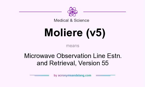 What does Moliere (v5) mean? It stands for Microwave Observation Line Estn. and Retrieval, Version 55