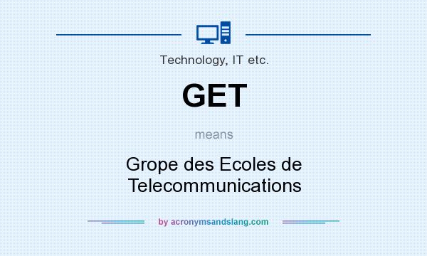 What does GET mean? It stands for Grope des Ecoles de Telecommunications