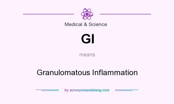 What does GI mean? It stands for Granulomatous Inflammation