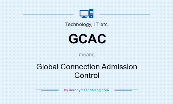 What does GCAC mean? It stands for Global Connection Admission Control