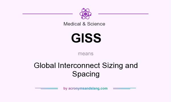 What does GISS mean? It stands for Global Interconnect Sizing and Spacing