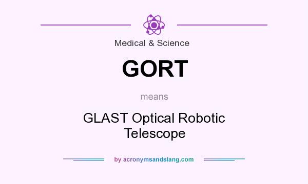What does GORT mean? It stands for GLAST Optical Robotic Telescope