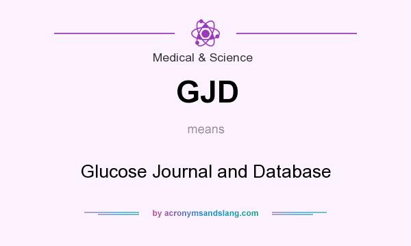 What does GJD mean? It stands for Glucose Journal and Database