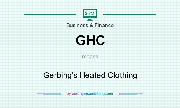 What does GHC mean? It stands for Gerbing`s Heated Clothing