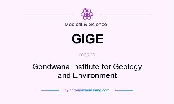 What does GIGE mean? It stands for Gondwana Institute for Geology and Environment