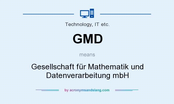 What does GMD mean? It stands for Gesellschaft für Mathematik und Datenverarbeitung mbH
