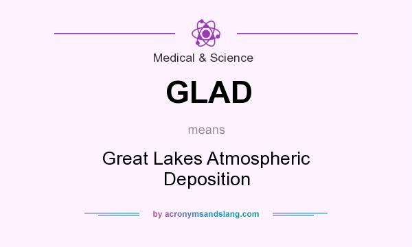 What does GLAD mean? It stands for Great Lakes Atmospheric Deposition