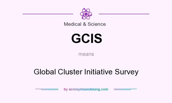 What does GCIS mean? It stands for Global Cluster Initiative Survey