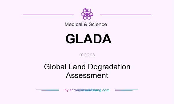 What does GLADA mean? It stands for Global Land Degradation Assessment