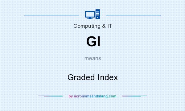 What does GI mean? It stands for Graded-Index