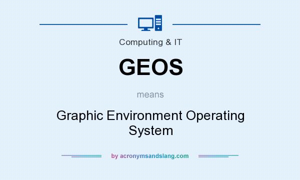What does GEOS mean? It stands for Graphic Environment Operating System