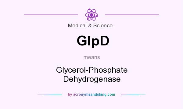 What does GlpD mean? It stands for Glycerol-Phosphate Dehydrogenase