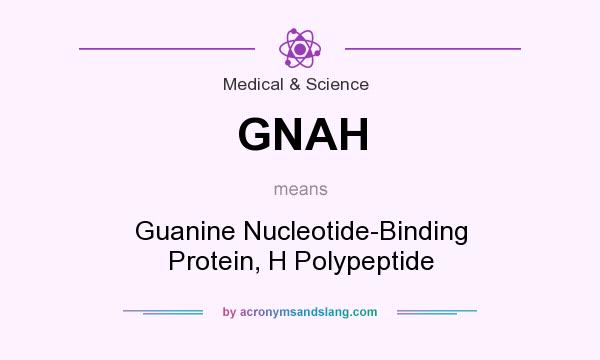 What does GNAH mean? It stands for Guanine Nucleotide-Binding Protein, H Polypeptide