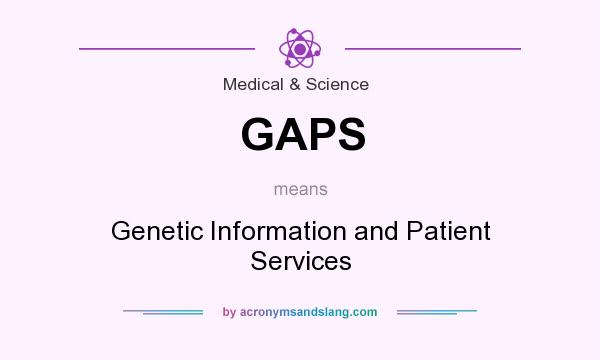 What does GAPS mean? It stands for Genetic Information and Patient Services