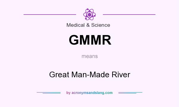 What does GMMR mean? It stands for Great Man-Made River