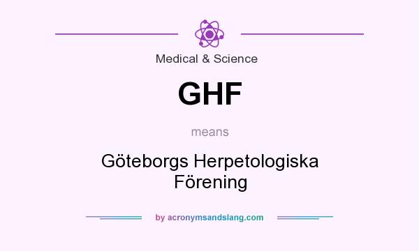 What does GHF mean? It stands for Göteborgs Herpetologiska Förening