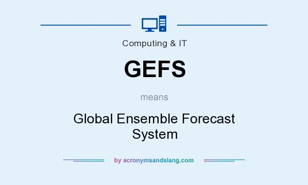 What does GEFS mean? It stands for Global Ensemble Forecast System
