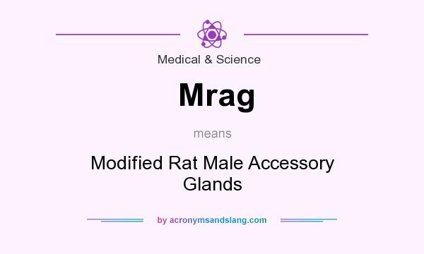What does Mrag mean? It stands for Modified Rat Male Accessory Glands