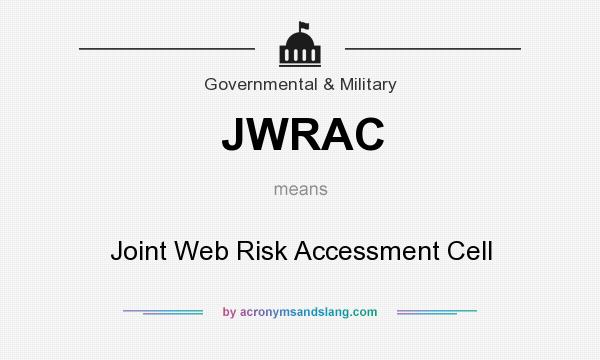 What does JWRAC mean? It stands for Joint Web Risk Accessment Cell