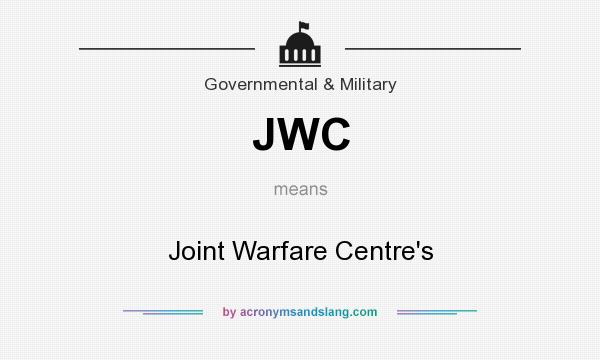 What does JWC mean? It stands for Joint Warfare Centre`s