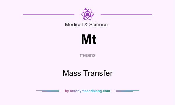 What does Mt mean? It stands for Mass Transfer