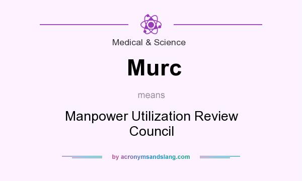 What does Murc mean? It stands for Manpower Utilization Review Council