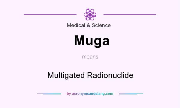 What does Muga mean? It stands for Multigated Radionuclide