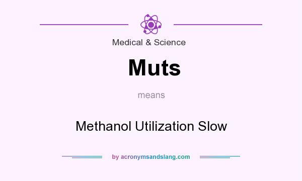 What does Muts mean? It stands for Methanol Utilization Slow