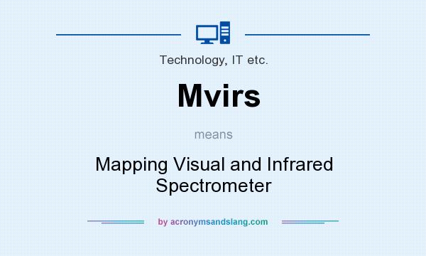 What does Mvirs mean? It stands for Mapping Visual and Infrared Spectrometer