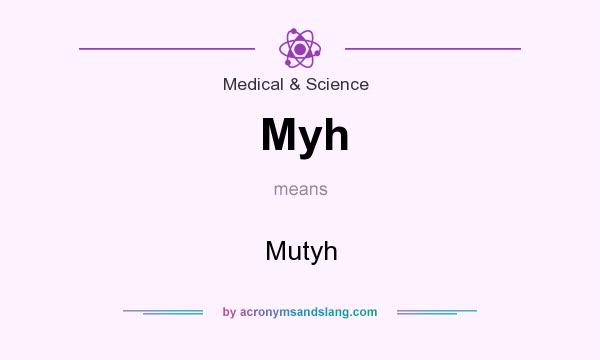 What does Myh mean? It stands for Mutyh