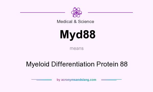 What does Myd88 mean? It stands for Myeloid Differentiation Protein 88