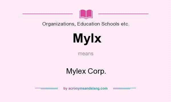 What does Mylx mean? It stands for Mylex Corp.