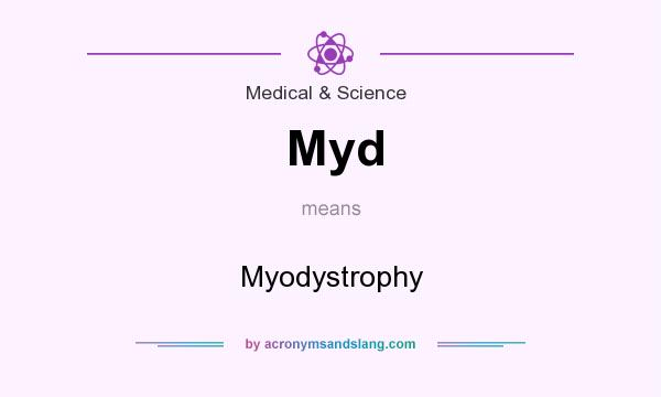What does Myd mean? It stands for Myodystrophy