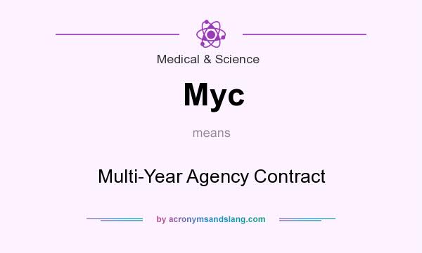 What does Myc mean? It stands for Multi-Year Agency Contract
