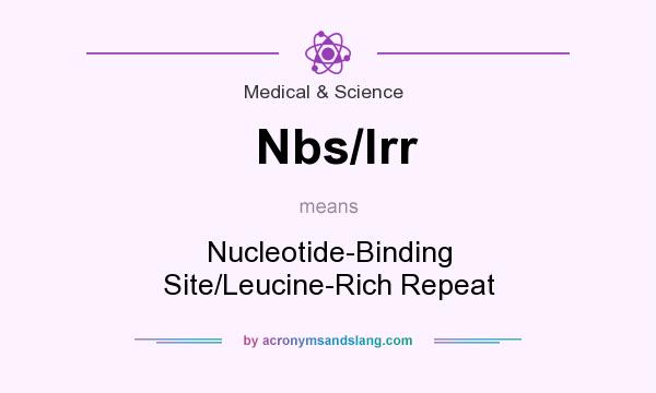 What does Nbs/lrr mean? It stands for Nucleotide-Binding Site/Leucine-Rich Repeat