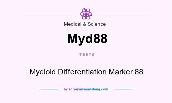 What does Myd88 mean? It stands for Myeloid Differentiation Marker 88