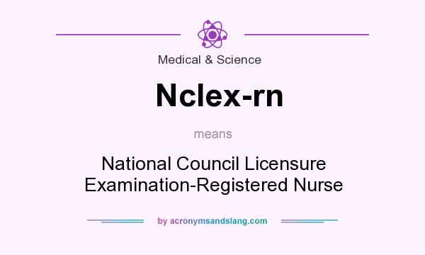 What does Nclex-rn mean? It stands for National Council Licensure Examination-Registered Nurse