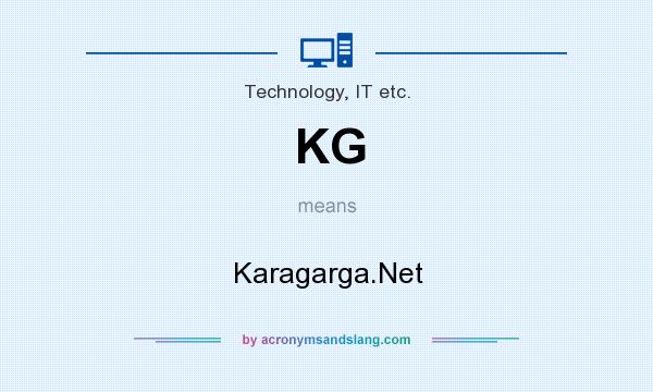 What does KG mean? It stands for Karagarga.Net