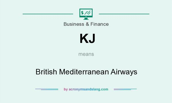 What does KJ mean? It stands for British Mediterranean Airways