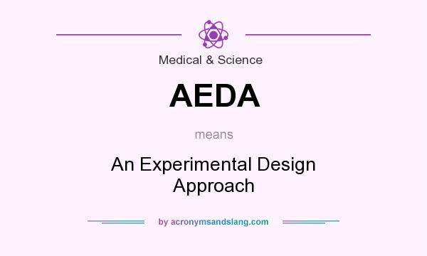 What does AEDA mean? It stands for An Experimental Design Approach
