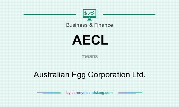 What does AECL mean? It stands for Australian Egg Corporation Ltd.