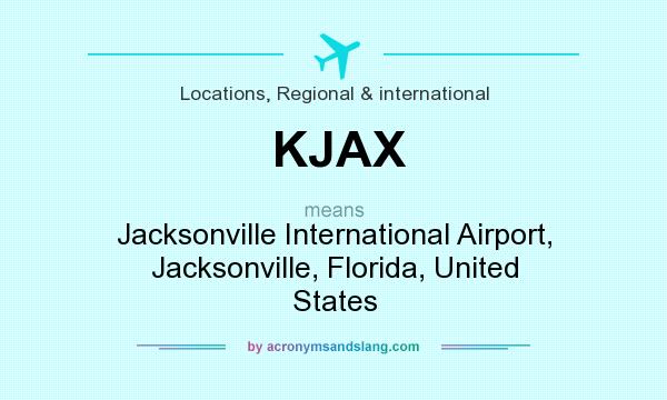 What does KJAX mean? It stands for Jacksonville International Airport, Jacksonville, Florida, United States