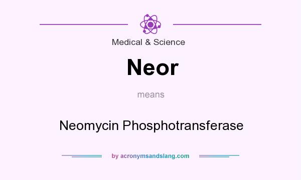 What does Neor mean? It stands for Neomycin Phosphotransferase