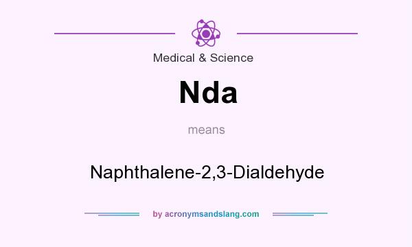 What does Nda mean? It stands for Naphthalene-2,3-Dialdehyde