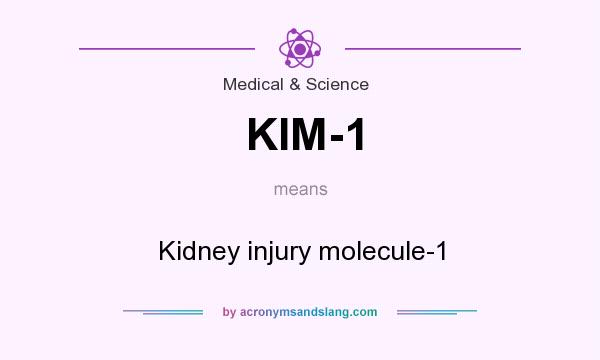 What does KIM-1 mean? It stands for Kidney injury molecule-1