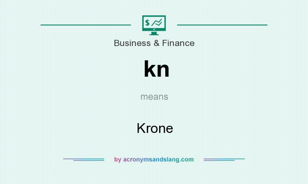 What does kn mean? It stands for Krone