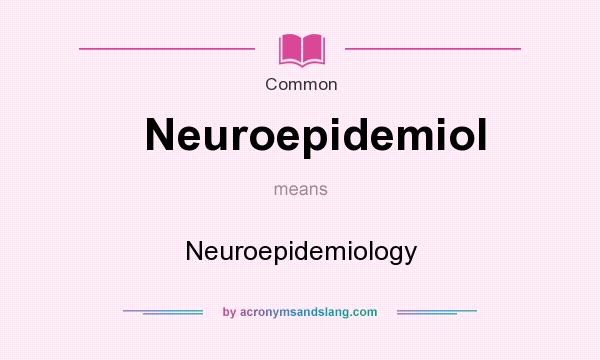 What does Neuroepidemiol mean? It stands for Neuroepidemiology