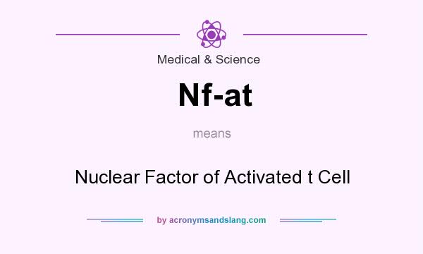 What does Nf-at mean? It stands for Nuclear Factor of Activated t Cell