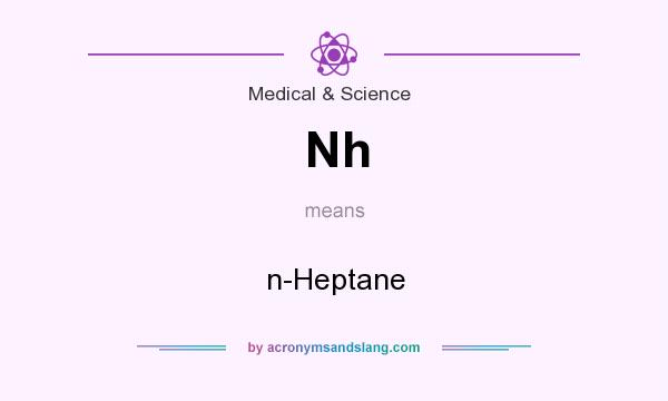What does Nh mean? It stands for n-Heptane