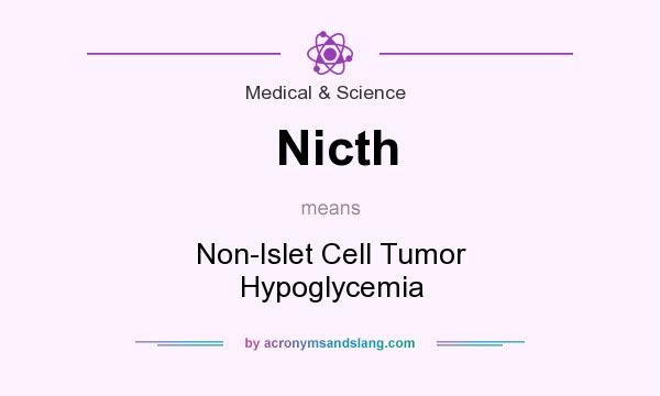 What does Nicth mean? It stands for Non-Islet Cell Tumor Hypoglycemia